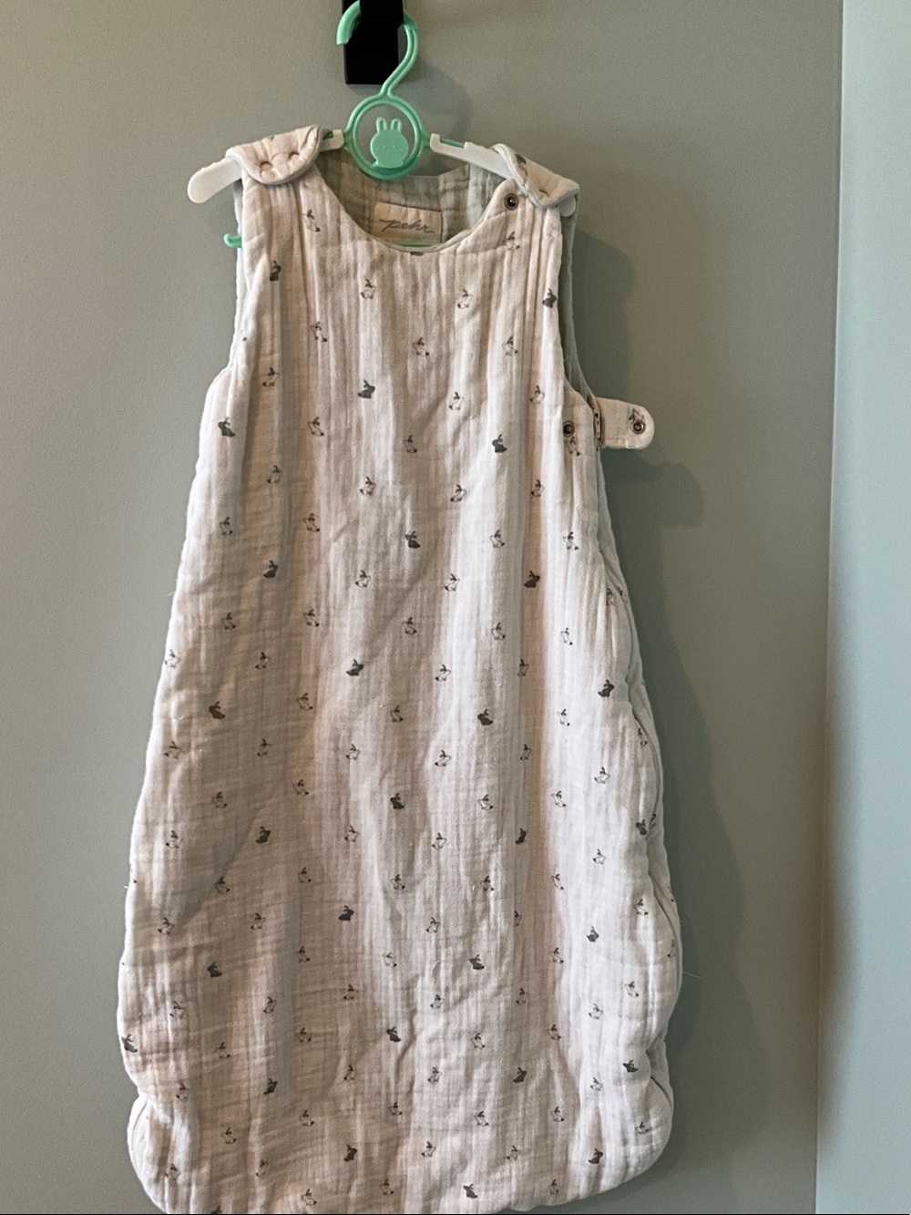 Pehr 9-18M 1.7 TOG Sleep Sack - bunny print